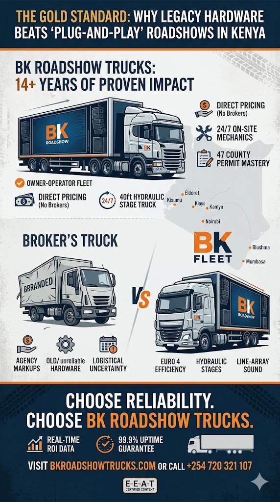The Future of Roadshow Marketing in Kenya - Why BK Roadshow Trucks Leads the Way - Experiential Marketing - Brand Activation Kenya 2026